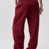 Accolade joggingbroek met rechte pijpen - Summer Romance Red