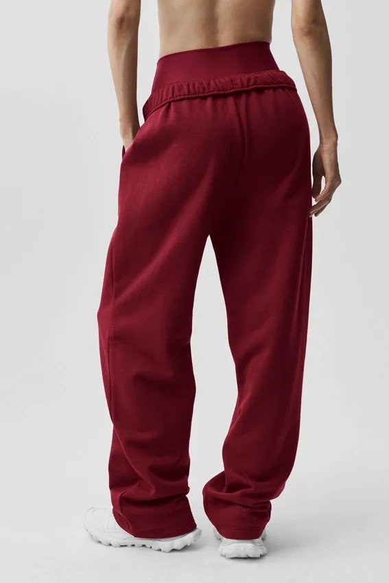 Accolade joggingbroek met rechte pijpen - Summer Romance Red