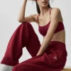 Accolade joggingbroek met rechte pijpen - Summer Romance Red