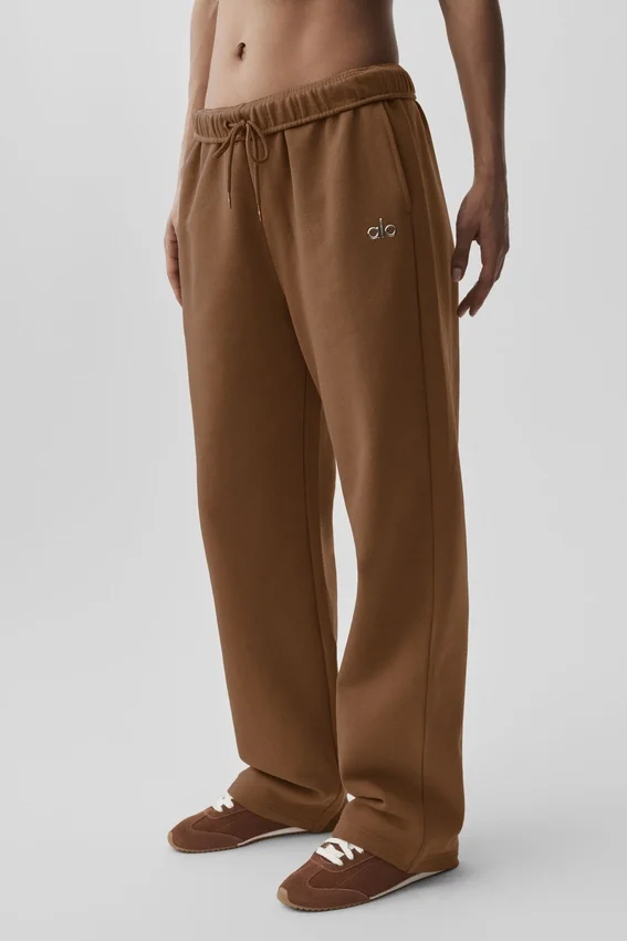 Accolade joggingbroek met rechte pijpen - Sun Kissed Brown