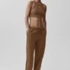 Accolade joggingbroek met rechte pijpen - Sun Kissed Brown