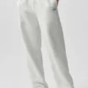 Accolade joggingbroek met rechte pijpen - White Heather