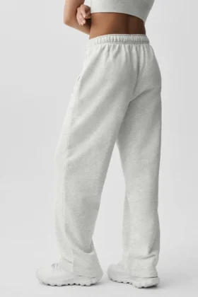 Accolade joggingbroek met rechte pijpen – White Heather