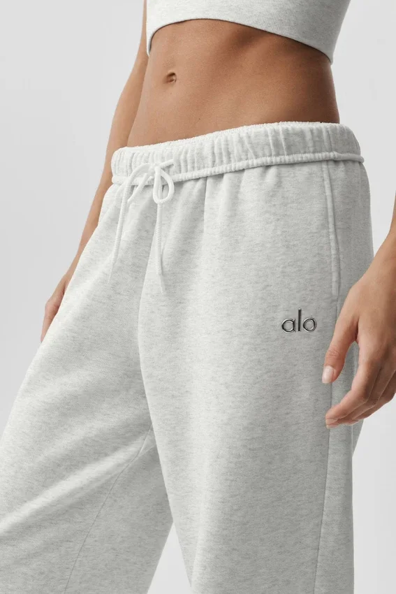 Accolade joggingbroek met rechte pijpen - White Heather
