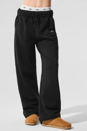 Accolade joggingbroek met rechte pijpen – Zwart
