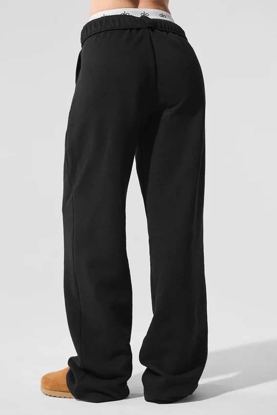 Accolade joggingbroek met rechte pijpen - Zwart
