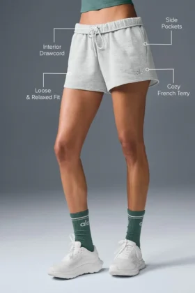 Accolade-korte broek – Athletic Heather Grey