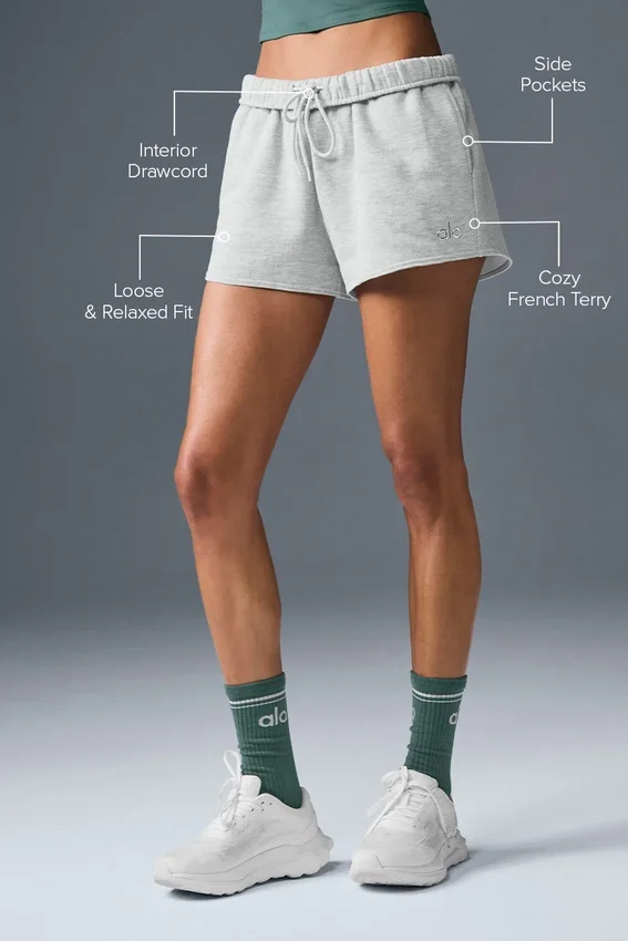 Accolade-korte broek – Athletic Heather Grey