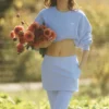 Accolade-rok - Licht Provence-blauw