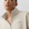 Accolade trui met 1/4 rits - Oatmeal Heather