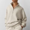 Accolade trui met 1/4 rits - Oatmeal Heather