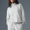 Accolade-trui met 1/4-ritssluiting - Athletic Heather Grey