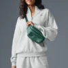 Accolade-trui met 1/4-ritssluiting - Athletic Heather Grey