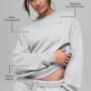Accolade trui met ronde hals - Athletic Heather Grey