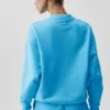 Accolade trui met ronde hals - azuurblauw