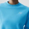 Accolade trui met ronde hals - azuurblauw