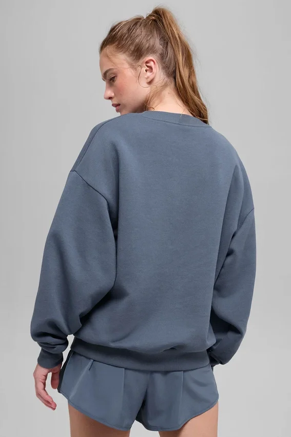 Accolade trui met ronde hals - Bluestone