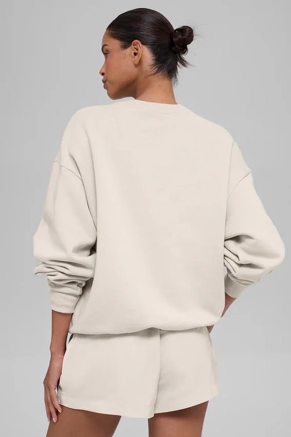 Accolade trui met ronde hals - Bone