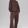 Accolade trui met ronde hals - Brownstone