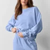 Accolade trui met ronde hals - Light Provence Blue