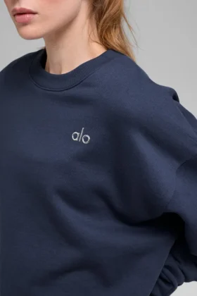 Accolade trui met ronde hals – Navy