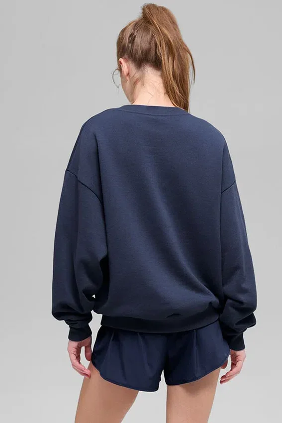 Accolade trui met ronde hals - Navy