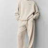 Accolade joggingbroek met rechte pijpen - Oatmeal Heather