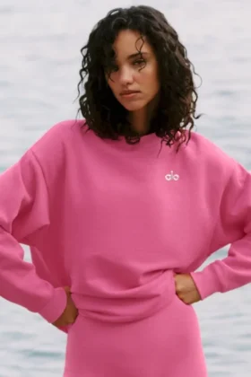 Accolade trui met ronde hals - Paradise Pink
