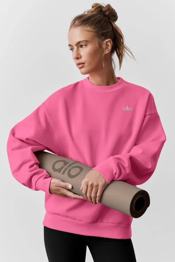 Accolade trui met ronde hals - Paradise Pink