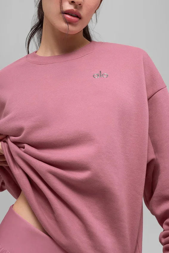 Accolade trui met ronde hals – Pink Wild Rose