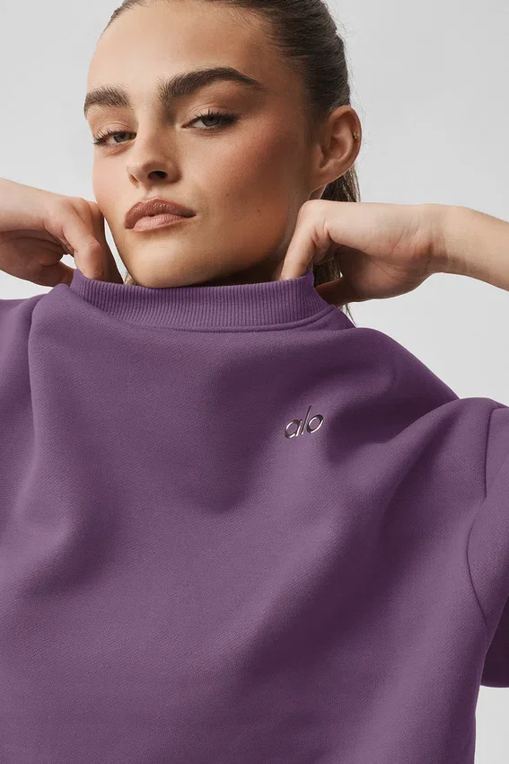 Accolade trui met ronde hals - Plum Kiss