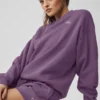 Accolade trui met ronde hals - Plum Kiss