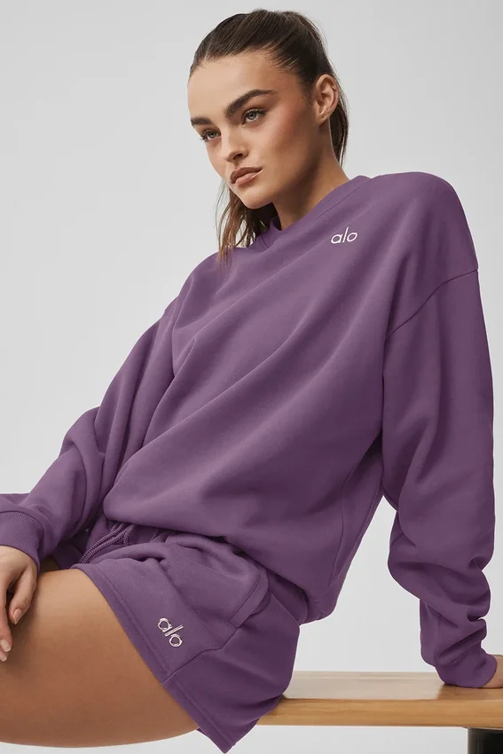 Accolade trui met ronde hals - Plum Kiss