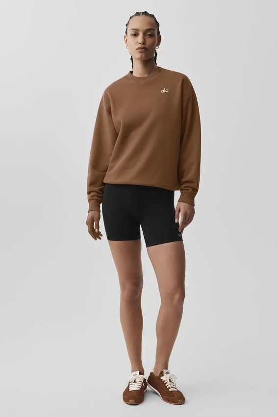 Accolade trui met ronde hals - Sun Kissed Brown