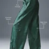 Afterglow-trainingsbroek met wijde pijpen - Winter Ivy