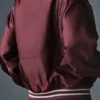 Afterglow Varsity-jas – Burgundy Truffle