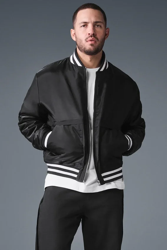 Afterglow Varsity-jas - Zwart