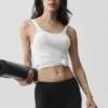 Airbrush 7/8-legging met lage taille - Zwart