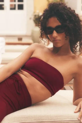 Airbrush bandeau-bh - Summer Romance Red