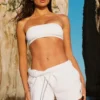Airbrush bandeau-bh - Wit