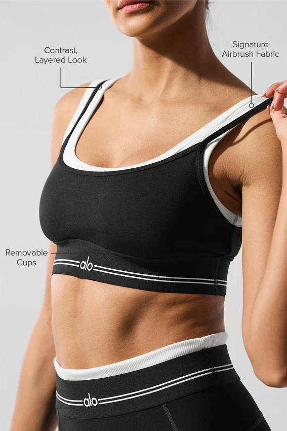 Airbrush Better Together-bh - Zwart/Wit