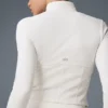 Airbrush-corsetjas met doorlopende rits – ivoor