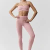 Airbrush High-Waist Fast Track Legging – Vintage roze/wit