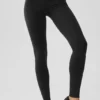 Airbrush Fast Track-legging met High-Waist – Zwart/Wit