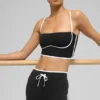 Airbrush gestroomlijnde bh-tanktop - Zwart/Wit