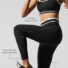 Airbrush High-Waist 7/8 Better Together-Legging – Zwart/Wit