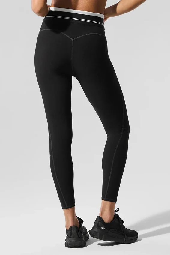 Airbrush High-Waist 7/8 Better Together-Legging – Zwart/Wit