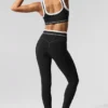 Airbrush High-Waist 7/8 Better Together-Legging – Zwart/Wit