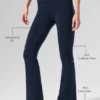 Airbrush High-Waist 7/8-bootscut-legging - Navy