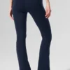 Airbrush High-Waist 7/8-bootscut-legging - Navy
